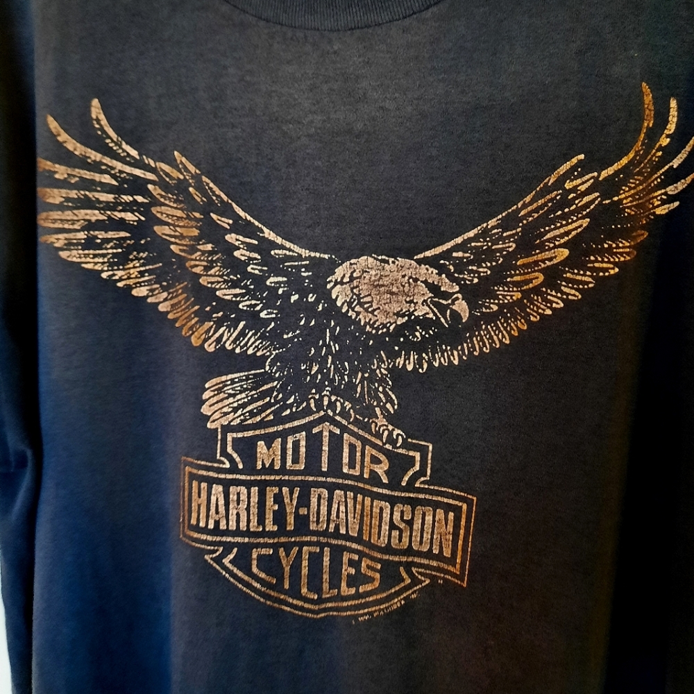 Vintage Holoubek Single Stitch Harley Davidson T-Shirt XL